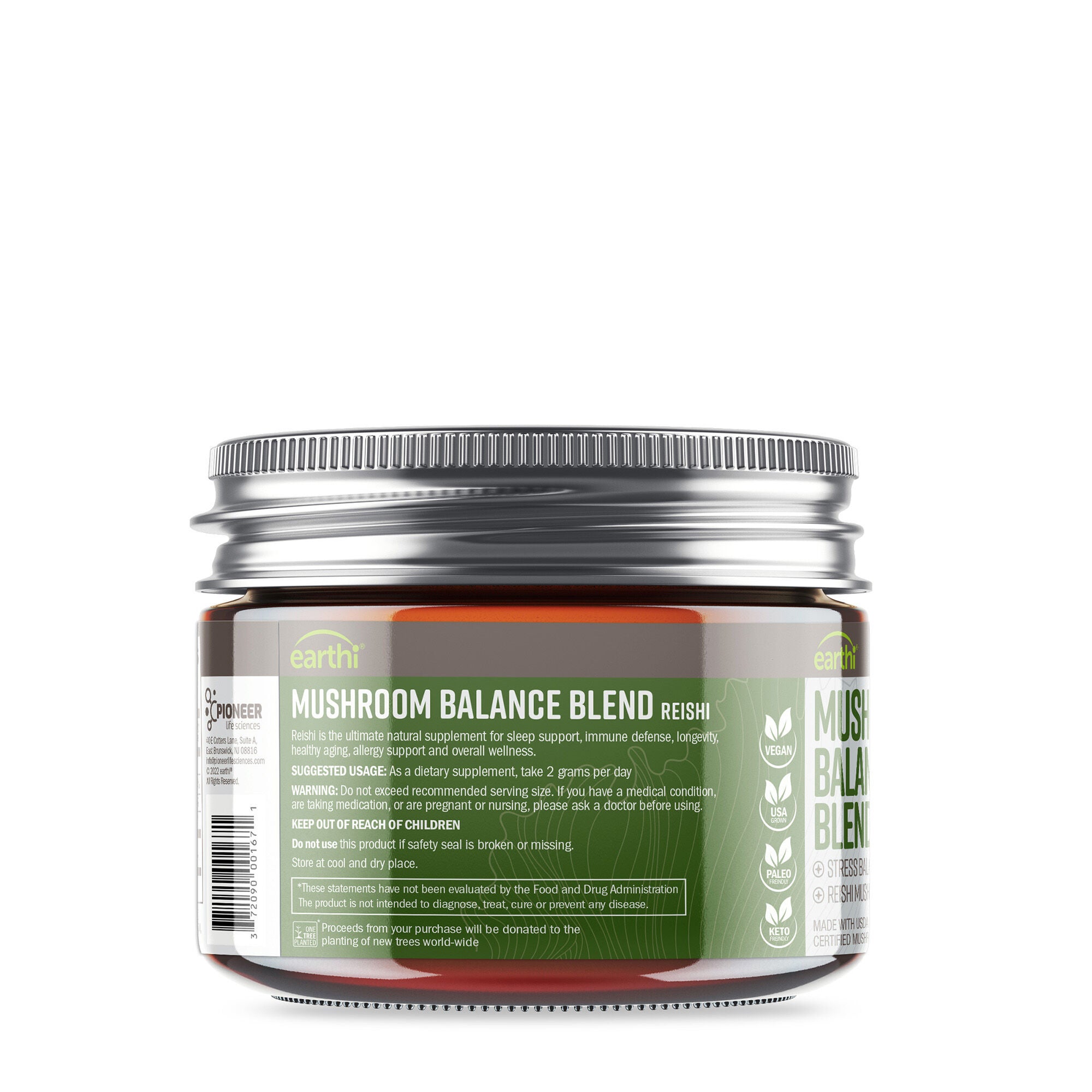 Mushroom Balance Blend 2000mg - 80g (40 Servings)  | GNC